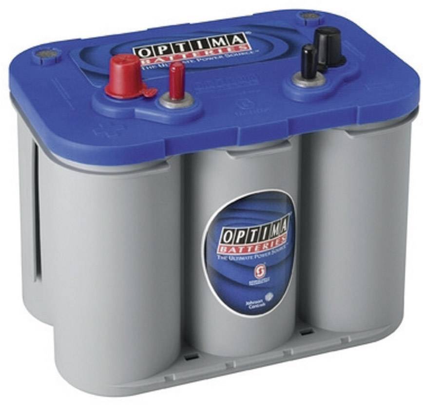 Ólomakku 12 V 55 Ah Optima Batteries BTDC4.2 8162530008882 Ólomzselés (AGM) 254 x 200 x 175 mm M5 csavaros csatlakozó