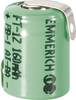 Forrasztható 1/3 AAA akku NiMH 1,2V 160 mAh, forrfüles, Emmerich