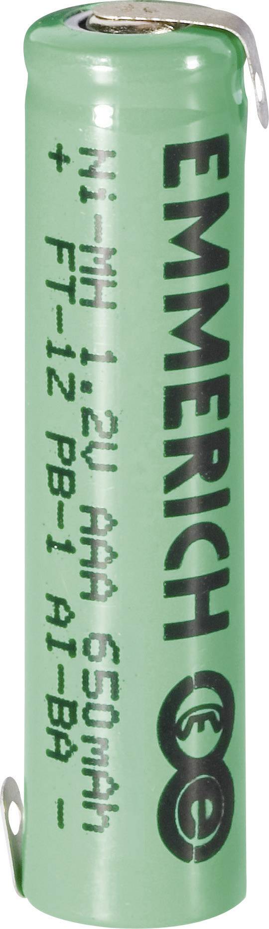 NiMH akku, Emmerich AAA 650 mAh, FT-1Z-0