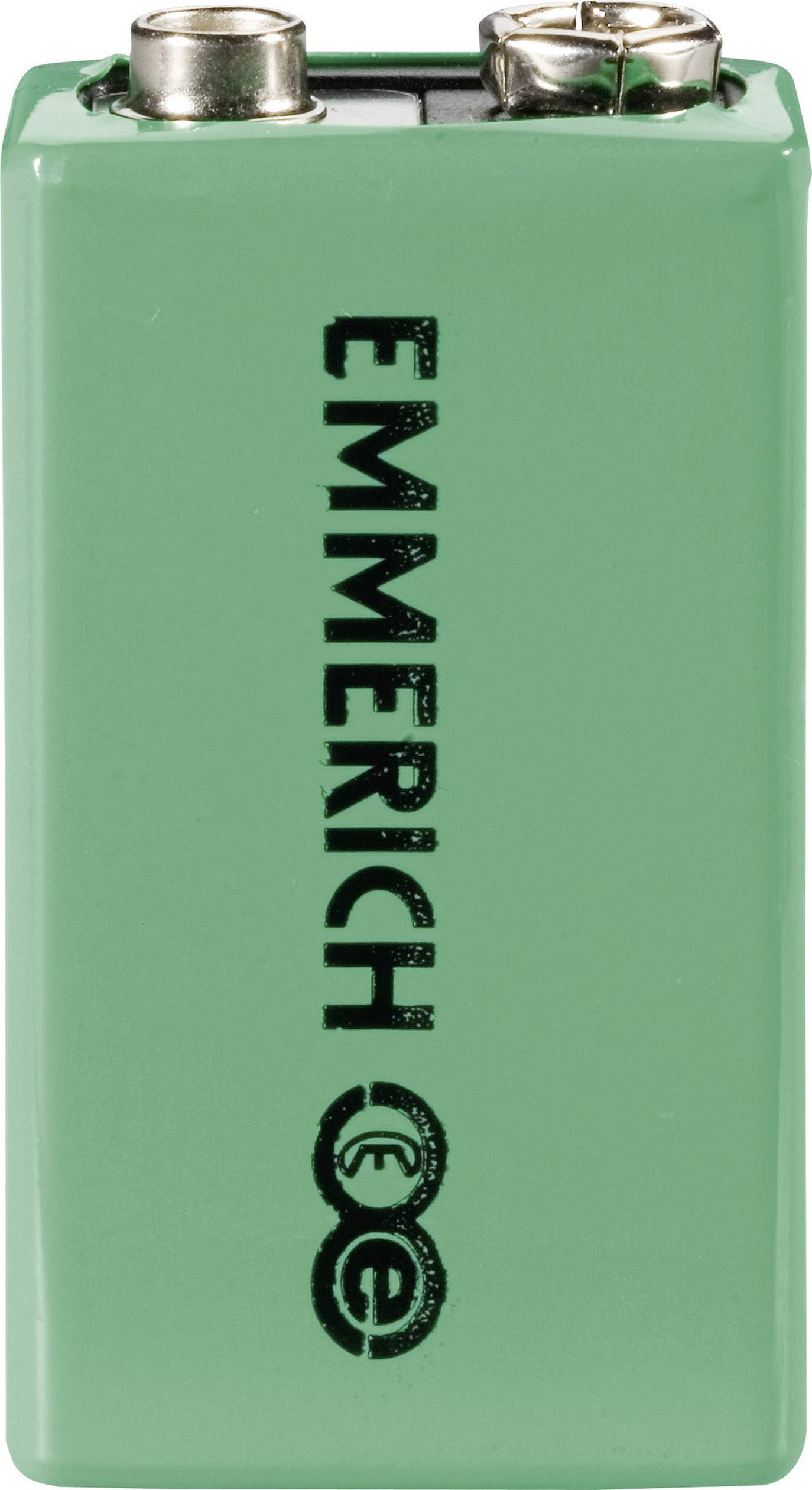 9V akku NiMH 8,4 V 160 mAh, Emmerich 6LR61, HR6F22, HR9V, HR22, 6LR21, 6AM6, 6LP3146, MN1604, E Block-0