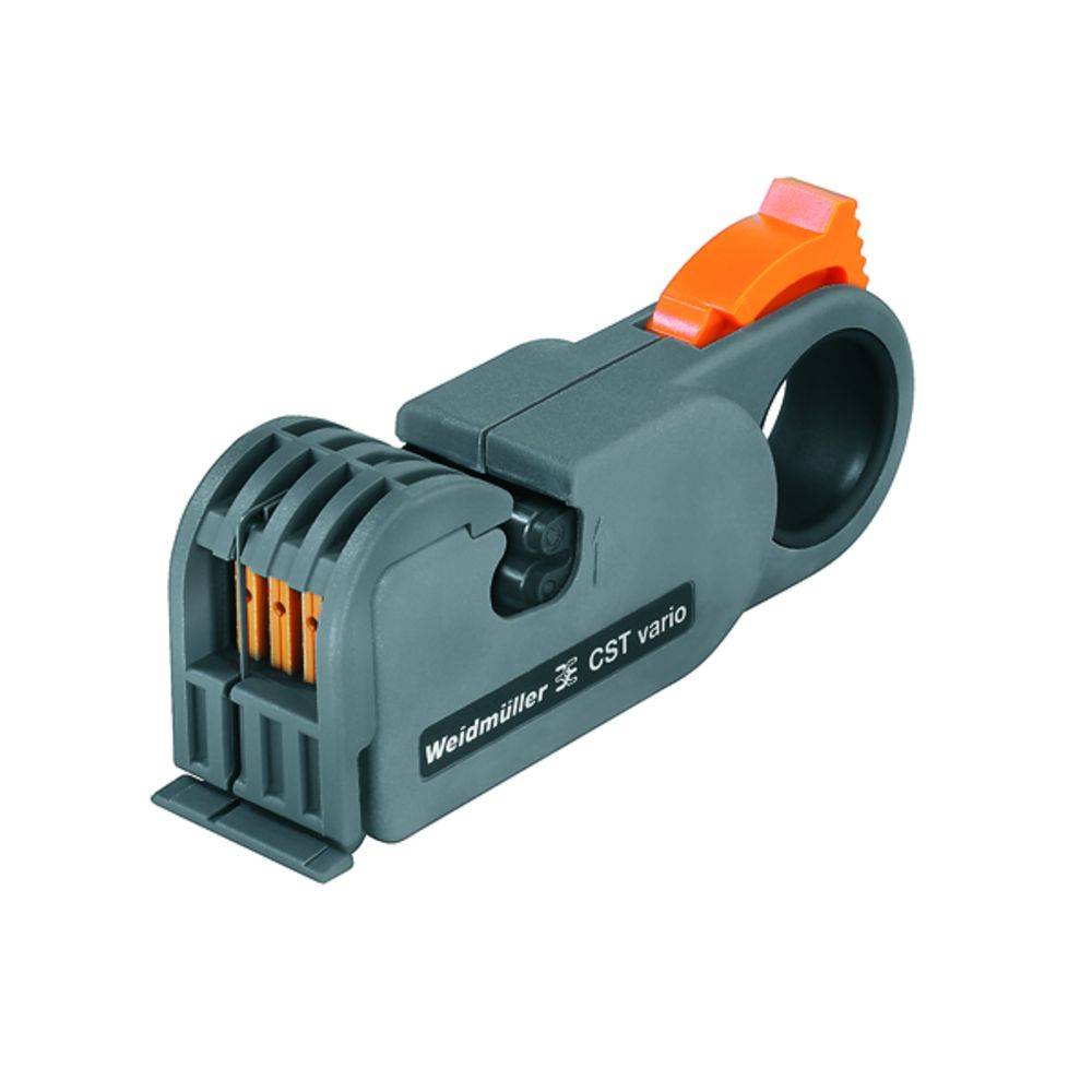 Kábel csupaszoló, alkalmas Koax kábel, kerek adatvezetékek 2.5 - 8 mm, RG58, RG71, RG59, RG62, Weidmüller 9005700000 CST VARIO