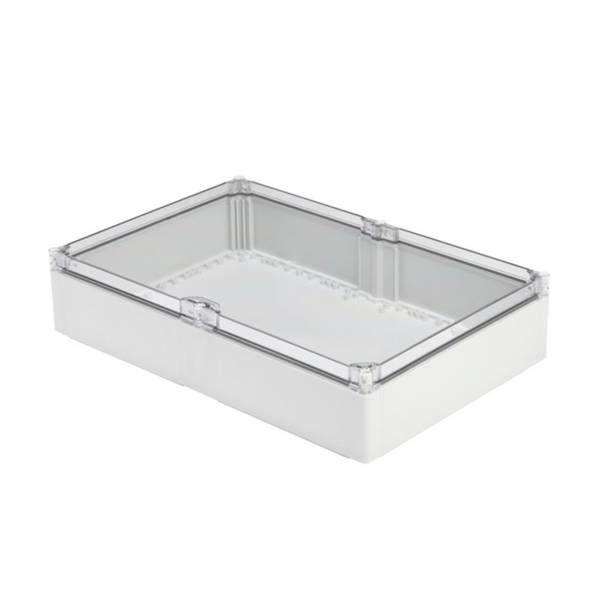 Weidmüller FPC 40/60/13 TRSP 9535820000 Univerzális műszerdobozok 600 x 400 x 132 Polikarbonát Élénk szürke , Átlátszó 1 db