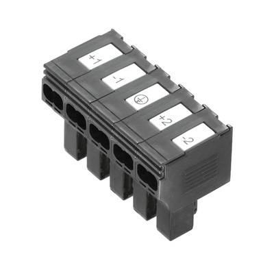 Weidmüller 1009990000 PTDS 4 DC Biztonsági csatlakozó hajlékony: 0.5-4 mm² merev: 0.5-4 mm² Pólusszám: 5 10 db Fekete 