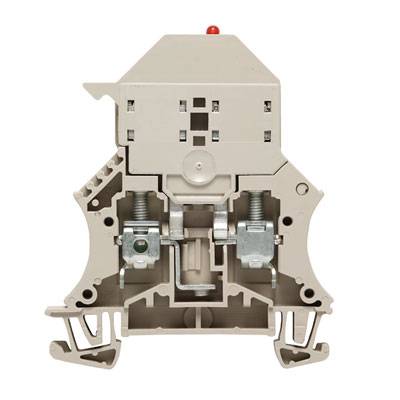 Weidmüller 1012400000-50 Biztonsági sorkapocs Csavaros csatlakozó Sötétbeige 50 db