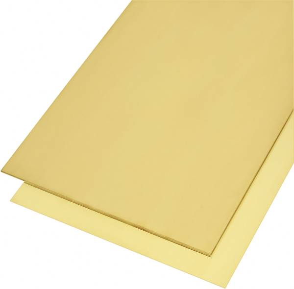 Modelcraft sárgaréz lemez 400 x 200 x 2 mm