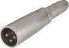 XLR dugó/sztereo 6,3 jack alj adapter, Paccs