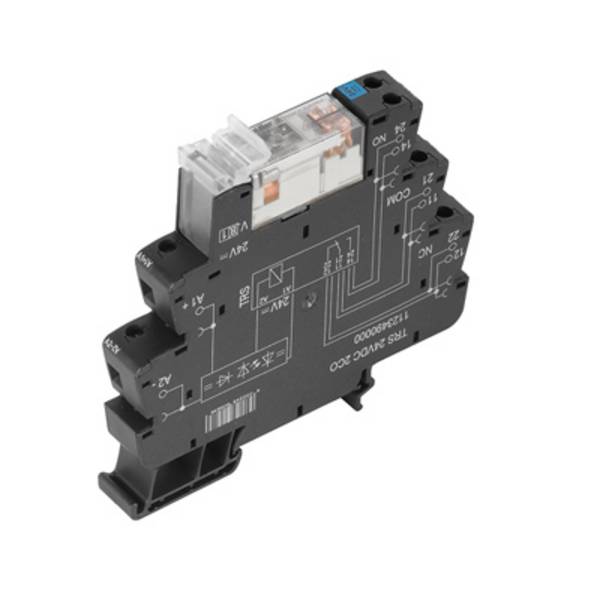 Weidmüller TRS 120VUC 2CO AU Csatoló relé 120 V DC/AC 8 A 2 váltó 10 db