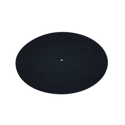 Omnitronic lemezjátszó filckorong, antisztatikus slipmat, fekete színű 