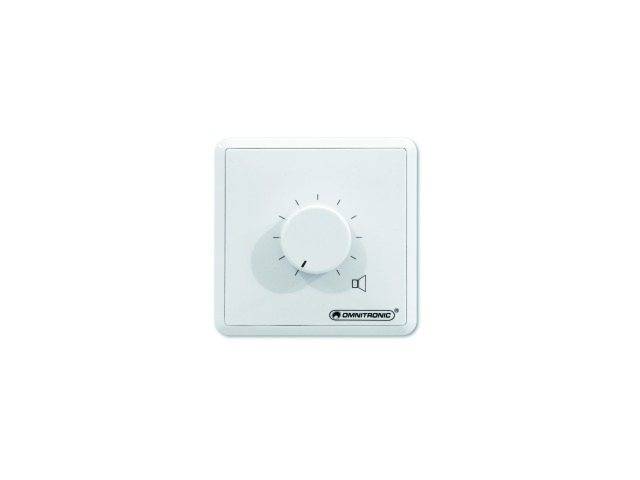 Omnitronic 80711001 Inbouw (in muur of meubel) PA-volumeregelaar mono Wit
