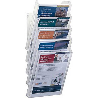 Durable COMBIBOXX A4 set XL 858619 Prospektus állvány Átlátszó DIN A4 Rekeszek száma 5 1 db (Sz x Ma x Mé) 242 x 580 x 1