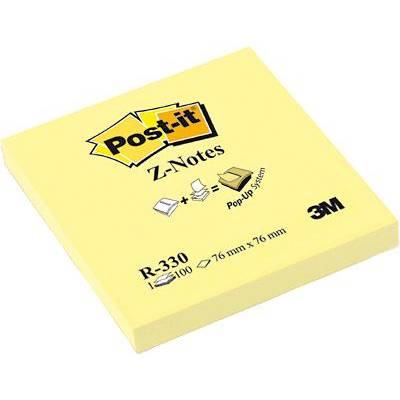 Post-it Öntapadó jegyzetlap 7000033835 76 mm x 76 mm  Sárga 100 lap