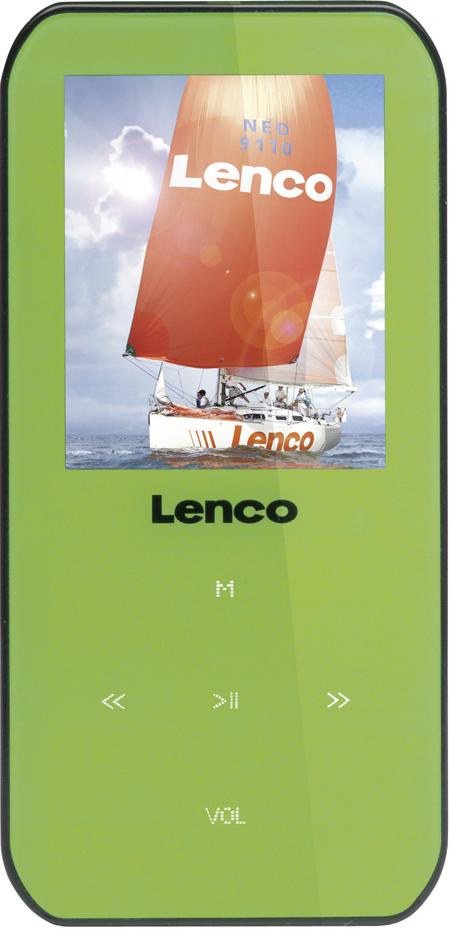 Lenco Xemio-655 MP3 lejátszó, MP4 lejátszó 4 GB Zöld Beszédfelvét