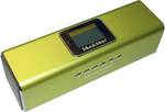 Hordozható mini hangfal, USB, microSD, URH rádió, zöld, Technaxx MusicMan® MA