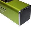 Hordozható mini hangfal, USB, microSD, URH rádió, zöld, Technaxx MusicMan® MA