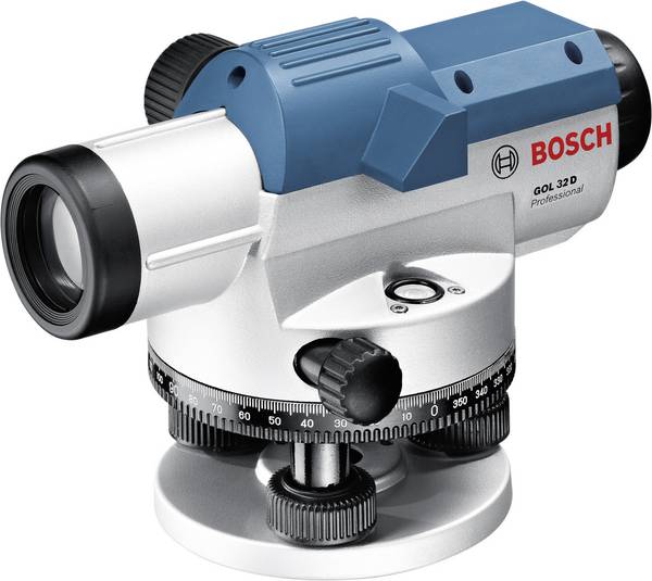 Bosch Professional GOL 32 D Optikai szintező készülék   Hatótáv (max.): 120 m Optikai nagyítás (max.): 32 x