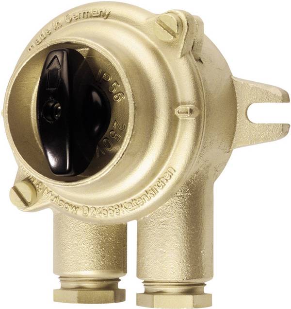 Wiska 1133/3/WE/10A-Z14 HNA kapcsoló, Forgó kapcsoló Maritimes 10 A 250 V/AC  Sárgaréz 1 db