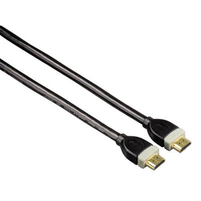 HDMI csatlakozókábel [1x HDMI dugó - 1x HDMI dugó] 3 m fekete Hama