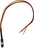 LED-es jelzőlámpa Snap-In, piros 5 - 6 V/DC LED 3 mm, Barthelme 52030611