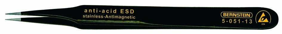 ESD SMD csipesz 115 mm, egyenes, Bernstein 5-051-13