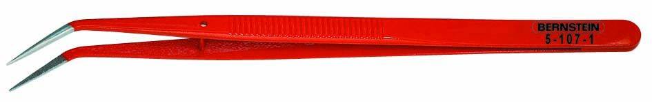 Műszerész csipesz 150 mm, hajlított, Bernstein 5-107-1