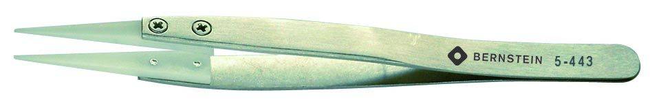 Csipesz keskeny tompa Delrin heggyel, 125 mm, Bernstein 5-443