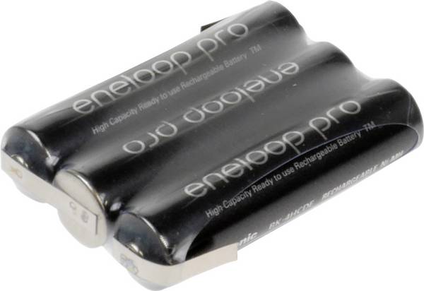 Mikro ceruza akkupack, forrfüles NiMH ZLF AAA 3,6V 900 mAh 32mm x 10.5 mm x 44.5 mm Sanyo XX (powered by eneloop)