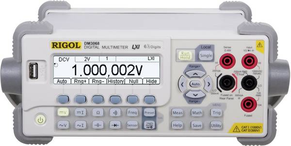 Rigol DM3068 Asztali multiméter Kalibráció (ISO) digitális  CAT II 300 V Kijelző (digitek): 2200000