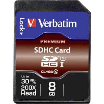 SDHC kártya 8 GB Verbatim 43961 Class 10