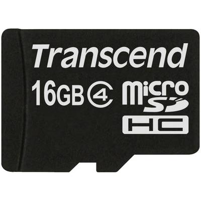 TRANSCEND MICRO SDHC kártya, 16GB CL4