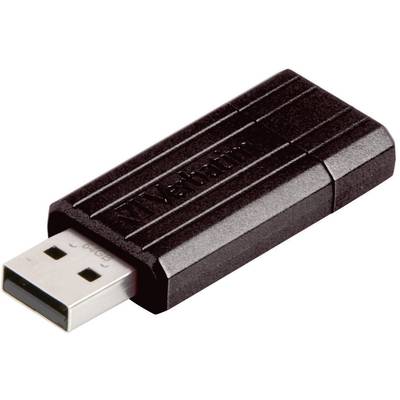 USB stick 64 GB Verbatim Pin Stripe Fekete 49065 USB 2.0