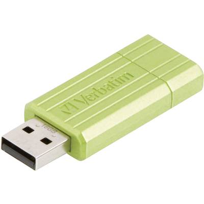 USB stick 16 GB Verbatim Pin Stripe Zöld 49070 USB 2.0