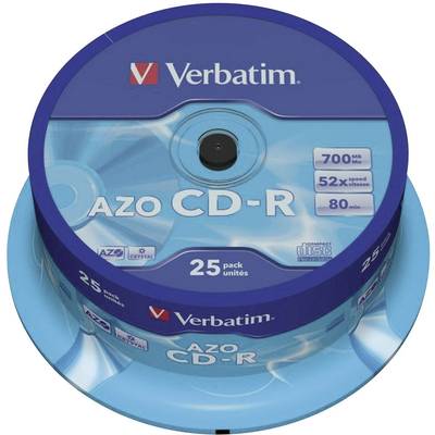 Verbatim 43352 Írható CD-R 700 MB 25 db orsó 