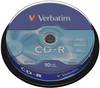 Írható CD-R 700 MB Verbatim 43437 10 db