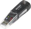 USB-s vibráció adatgyűjtő, ±18 G adatgyűjtő, 3 dimenziós kijelzéssel, memória 8 Mbit, VOLTCRAFT DL-131G