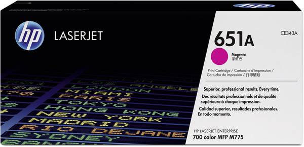 HP 651A CE343A Toner  Bíbor 16000 oldal Eredeti Toner kazetta