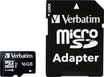 Verbatim microSDHC kártya 16 GB-os 10. osztály