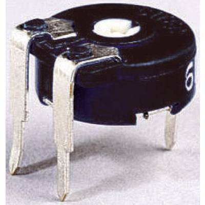 Miniatűr trimmer potméter, lineáris, fekvő, felül állítható, 0,15 W 1 MΩ 220° 240° Piher PT 10 LV 1M