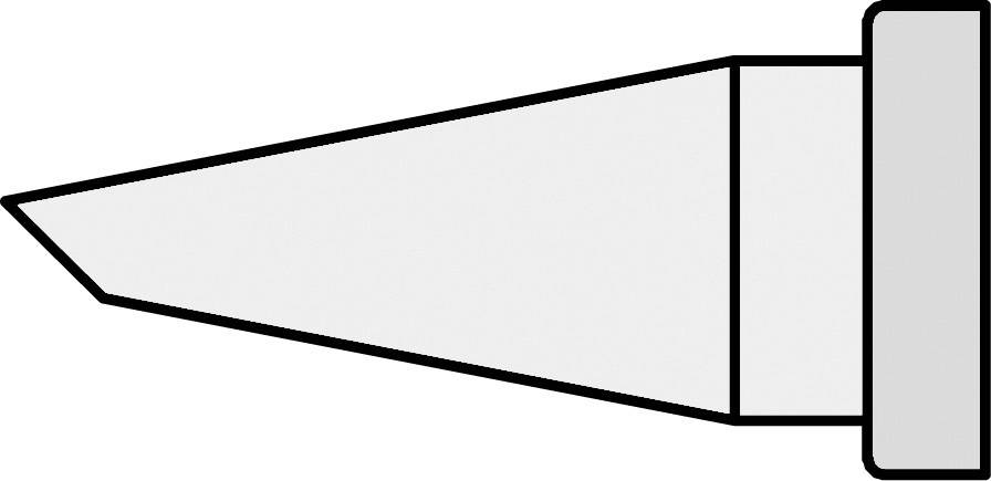 Pákahegy, Gömbölyű, ferdén levágott, 45° Weller LT FHS hegy méret: 1.2 mm hegy hossz: 12.5 mm Tartalom, tartalmi egységek rendelésenként 1 db