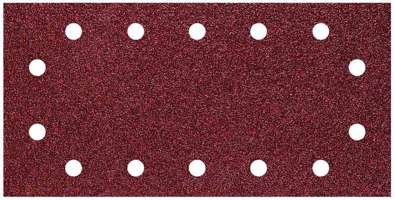 Csiszolólap rezgőcsiszolóhoz 115 x 230 mm, 5 db, szemcse méret: 40, Wolfcraft 3182000