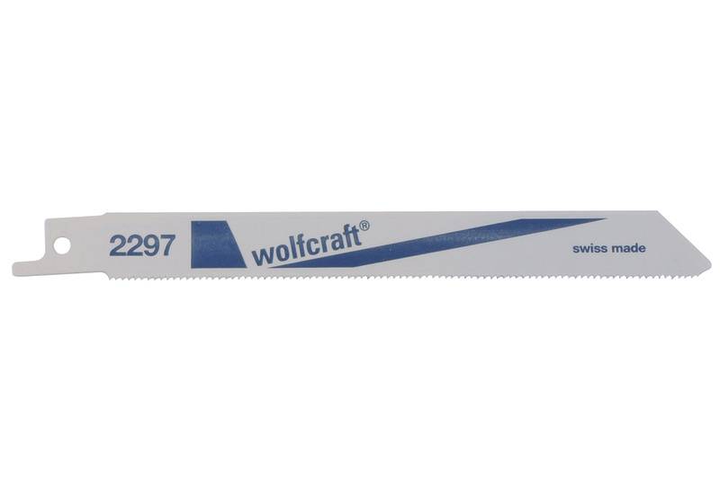 Fűrészlap szúrófűrészhez BiM, vágó hossz: 131 mm, 2 db, Wolfcraft 2297000