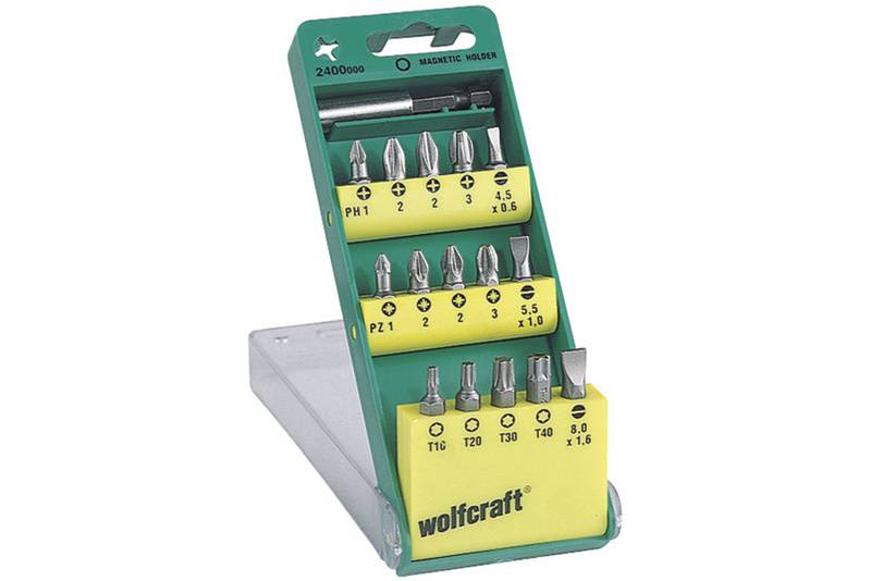 Bit készlet Wolfcraft Bit-Box 2400000