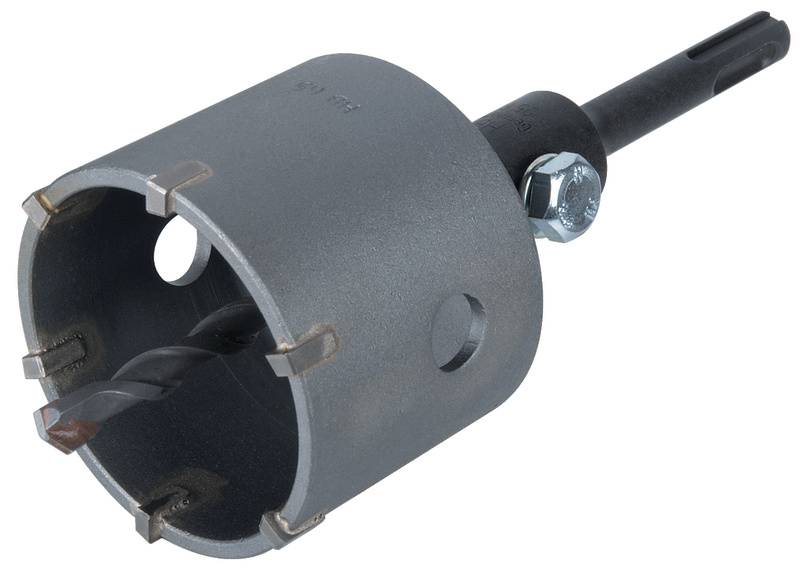 Koronafúró SDS-Plus-os befogószárral 83mm átmérővel Wolfcraft 5480000
