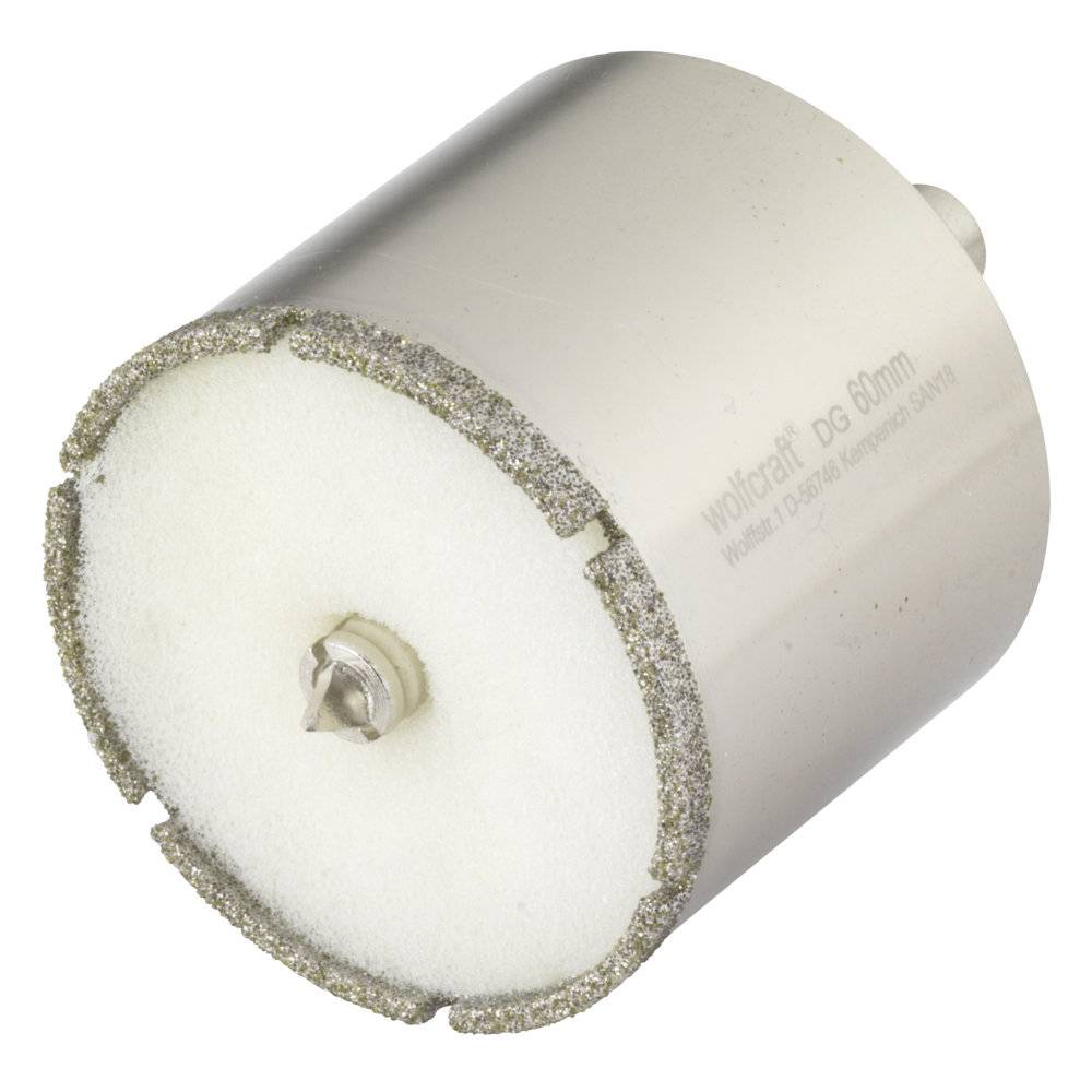 Gyémántszemcsés koronafúró, körkivágó tárcsa 60mm Ceramic Wolfcraft 5940000