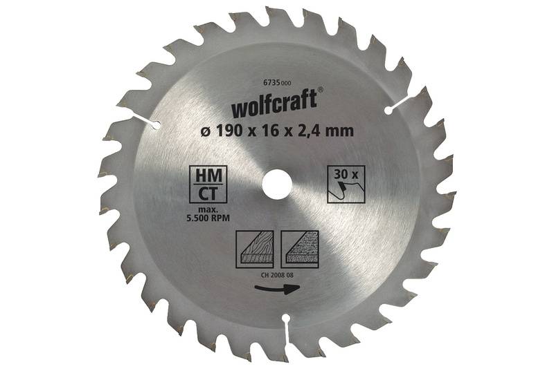 Körfűrészlap Ø 180 mm, Wolfcraft 6734000