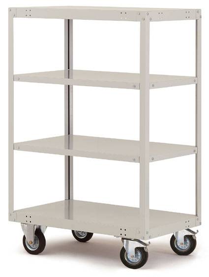 Manuflex TT4153.5012 Polcos kocsi Acél Porbevonatos Terhelés (max.): 500 kg Élénk kék