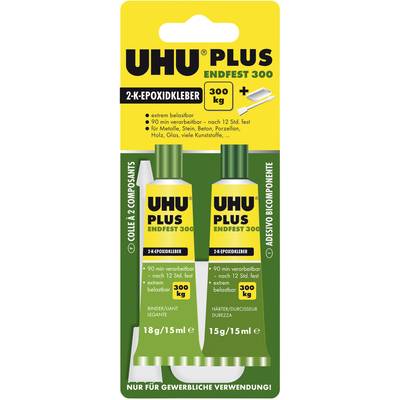 UHU Plus Endfest 300 Kétkomponensű ragasztó 45640 33 g