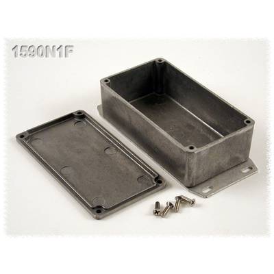 Hammond Electronics alumínium öntvény dobozok peremmel, 1590N1FBK 121.1 x 66 x 39.3 mm, fekete