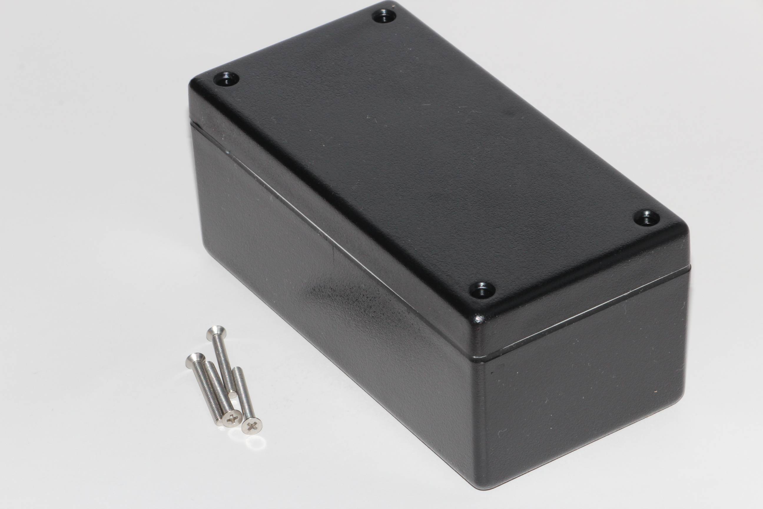Hammond Electronics műanyag doboz, 1594W sorozat 1594DWBK ABS (lángálló) (H x Sz x Ma) 131 x 66 x 55 mm, fekete