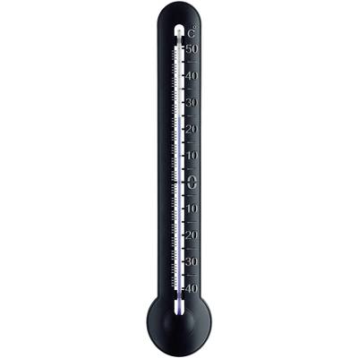 Bel- és kültéri, hagyományos analóg hőmérő, fekete (Sz x Ma x Mé) 54 x 287 x 23 mm, TFA