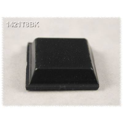 Öntapadós gumi műszerláb 12,1 x 3,1 mm, fekete, 24 db, Hammond Electronics 1421T8BK